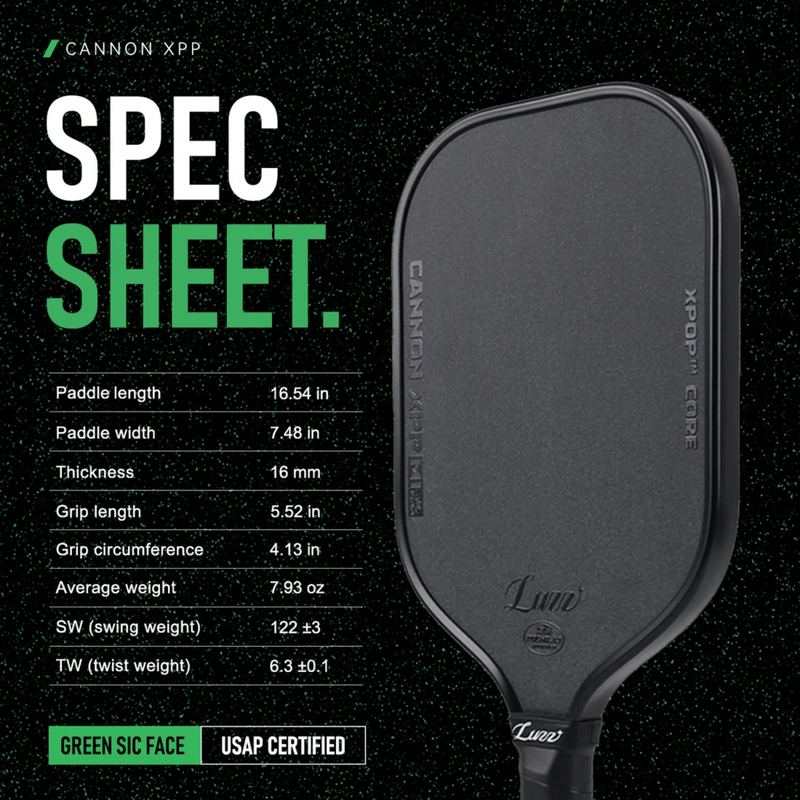 Luzz Cannon XPP M1 Pickleball Paddle - main image