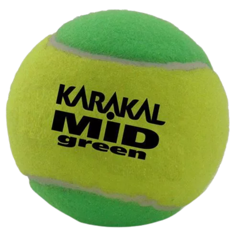 Karakal Mid Green Two Tone Junior Tennis Balls (1 Dozen) - Green/Yellow - main image