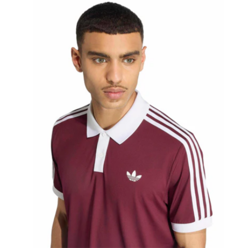 Adidas Mens Classics Polo - Maroon - main image