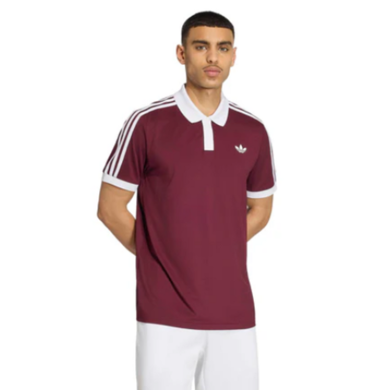Adidas Mens Classics Polo - Maroon - main image