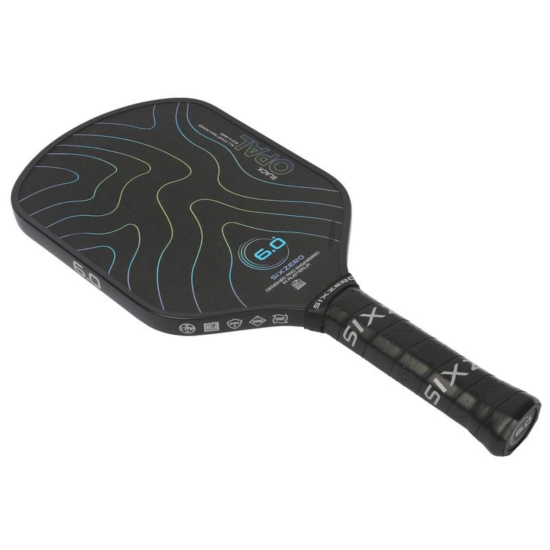 Six Zero Black Opal Elongated Pickleball Paddle - main image