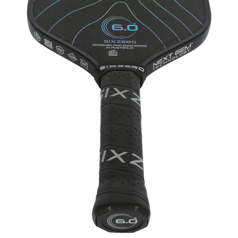 Six Zero Black Opal Elongated Pickleball Paddle - main image