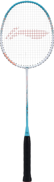 Li-Ning Axforce 9 Badminton Racket [Strung] - White/Blue - main image