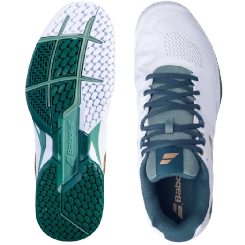 Babolat Mens Propulse Blast All Court Wimbledon Tennis Shoes - White/Green - main image