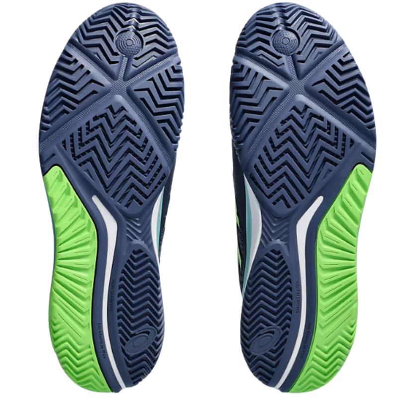 Asics Mens GEL-Resolution 9 Padel Shoes - Thunder Blue/Electric Lime - main image