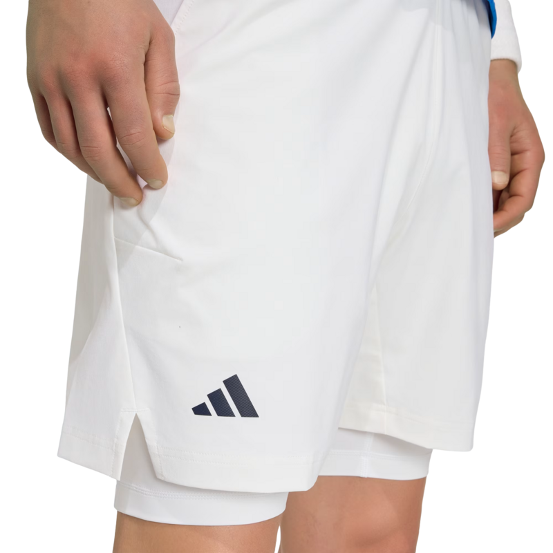 Adidas Mens Climacool Shorts & Tights Set - White - main image