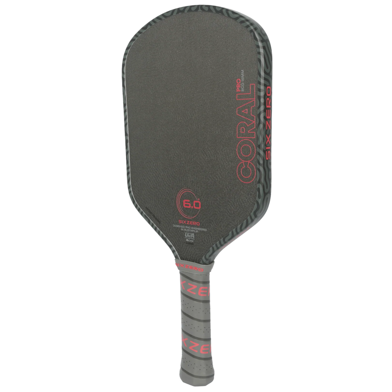 Six Zero Coral Pro Hybrid Pickleball Paddle - Infrared - main image