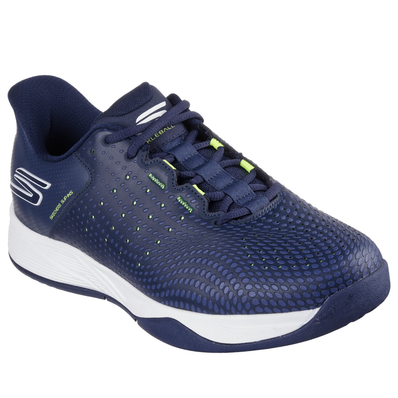 Skechers Mens Slip-ins Relaxed Fit: Viper Court Reload - Navy/Yellow - main image