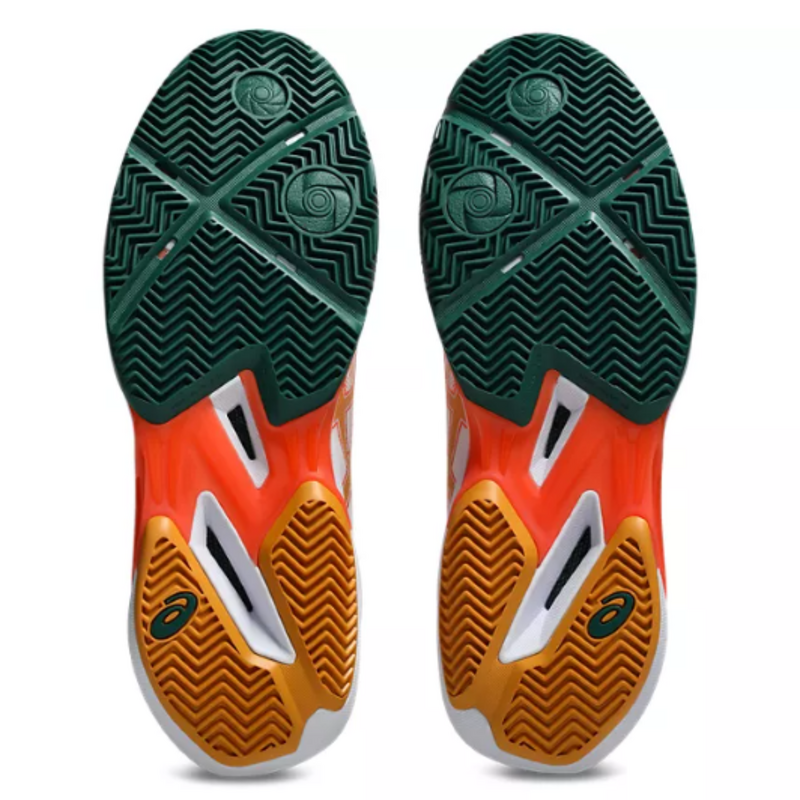 Asics Mens Sonicsmash FF Padel Shoes - White/Energy Orange - main image