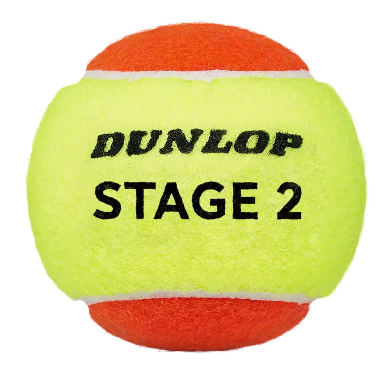 Dunlop Stage 2 Orange Junior Tennis Balls (3 Ball Can) - main image