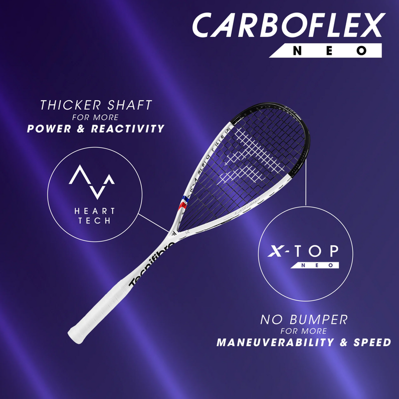 Tecnifibre Carboflex Neo 130 Squash Racket - main image