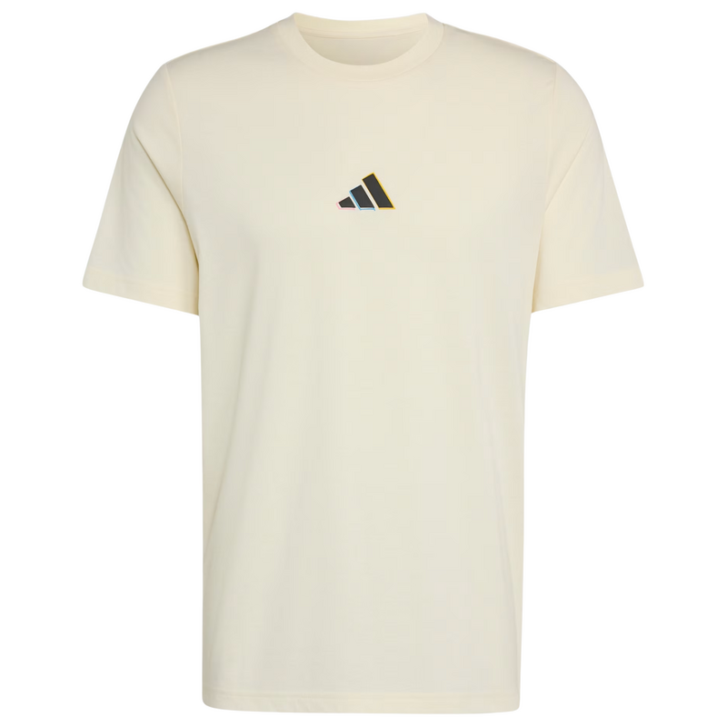 Adidas Mens Tennis US Category Graphic T-Shirt - Cream - main image