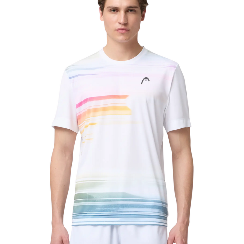HEAD Mens Topspin T-Shirt - Purple/Print Vision - main image