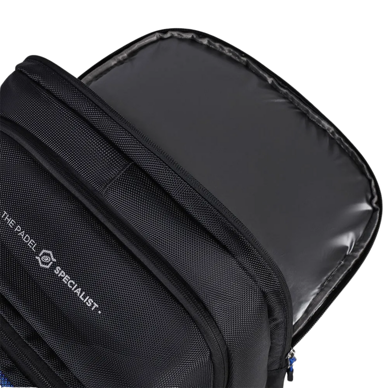 Bullpadel BPM26008 Vertex Geo Backpack (2026) - Black/Blue - main image