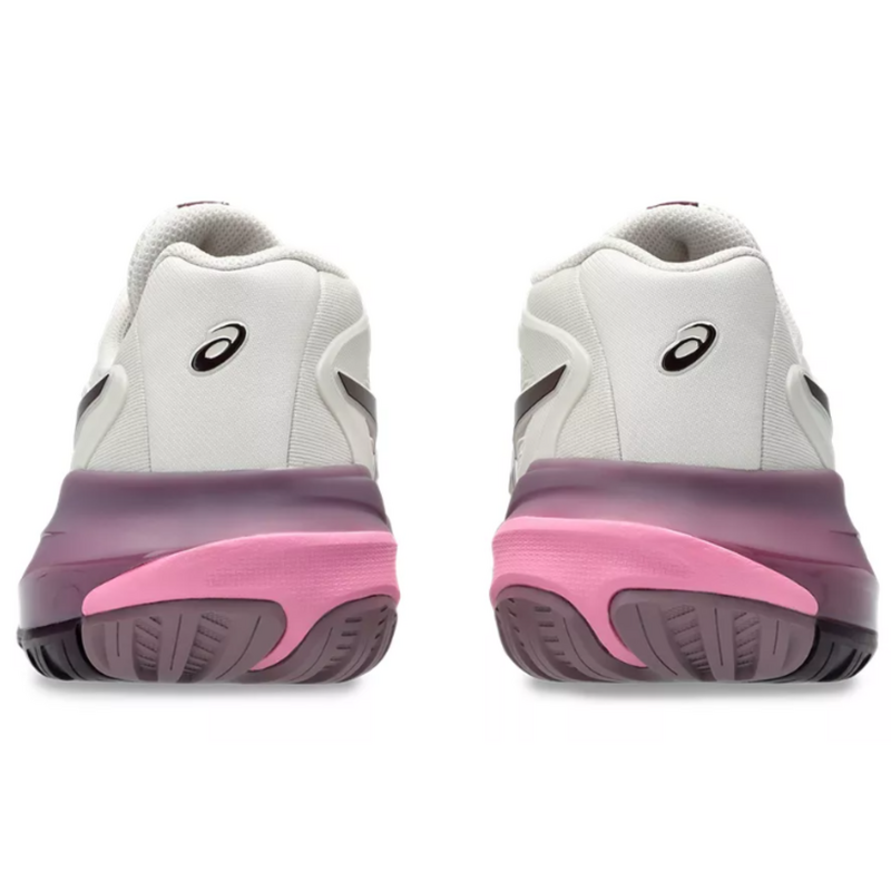 Asics Womens GEL-Resolution X Tennis Shoes - Soft Oat/Dark Aubergine - main image