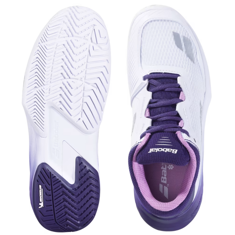 Babolat Womens SFX 4 Tennis All Court Shoes - White/Dark Purple - main image