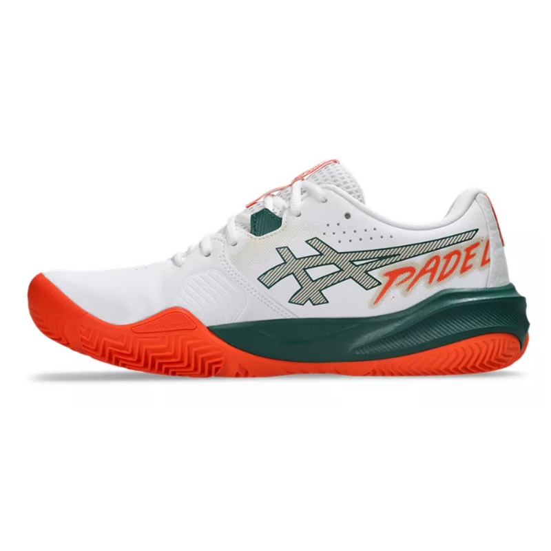 Asics Mens GEL-Challenger 15 Padel Shoes - White/Energy Orange - main image