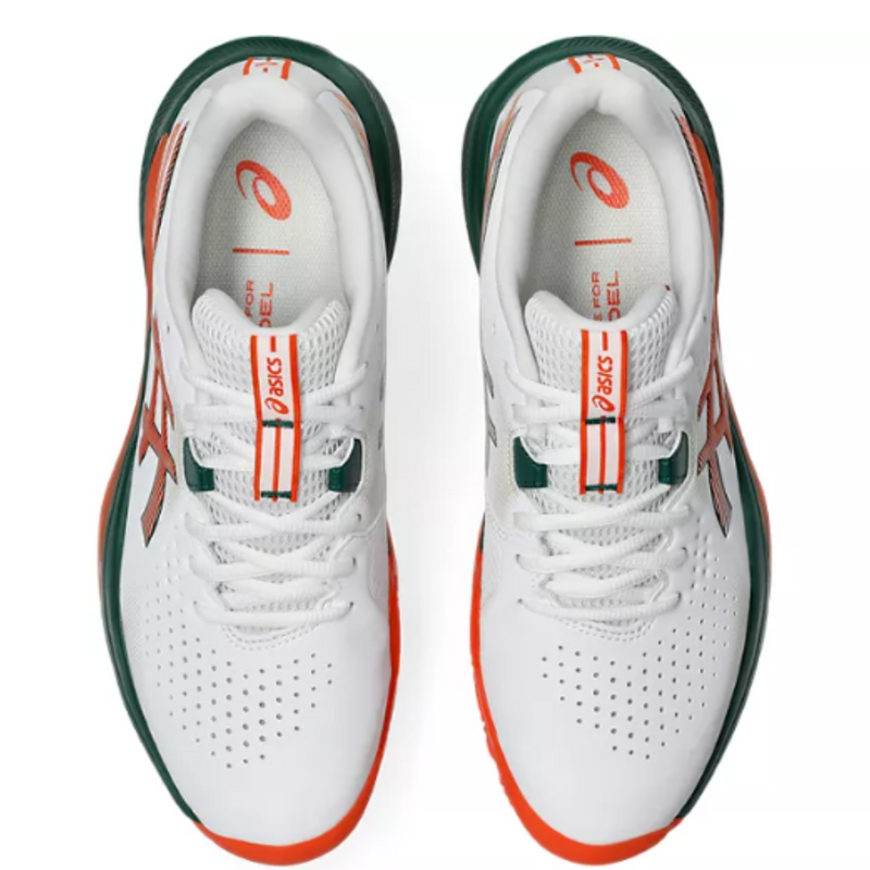 Asics Mens GEL-Challenger 15 Padel Shoes - White/Energy Orange - main image