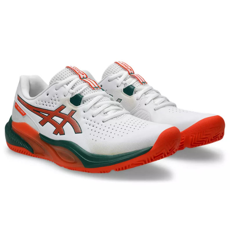 Asics Mens GEL-Challenger 15 Padel Shoes - White/Energy Orange - main image