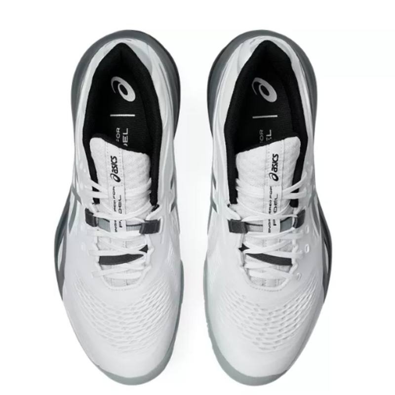 Asics Mens GEL-Resolution X Padel Shoes - White/Steel Grey - main image