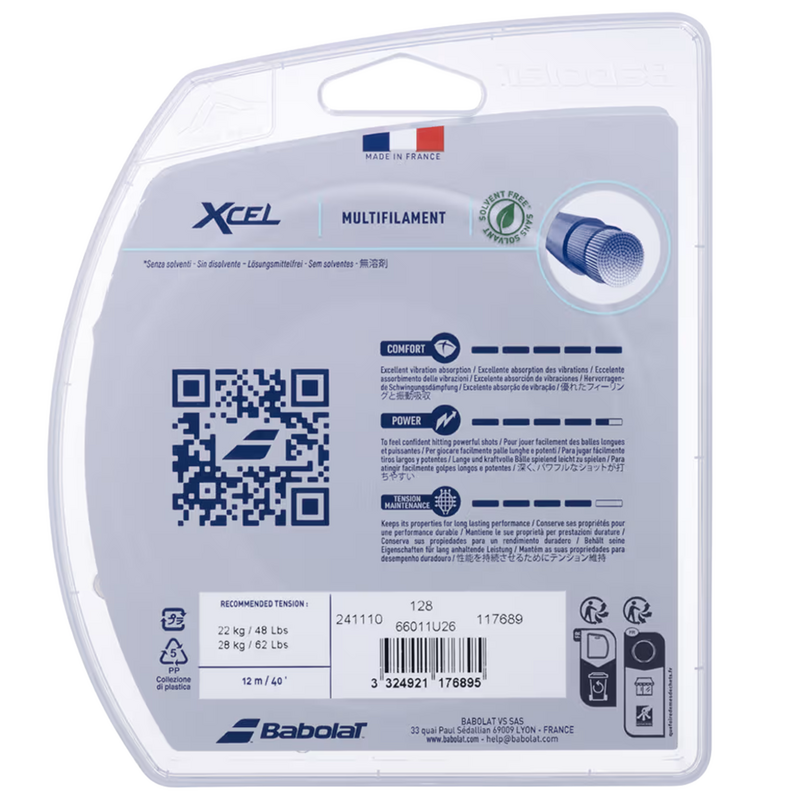 Babolat Xcel Tennis String Set - Natural - main image