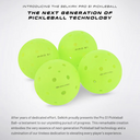 Selkirk Pro S1 Indoor Pickleball Balls - Lime Green - thumbnail image 5