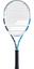 Babolat Evo Drive Womens Tennis Racket - White/Blue - thumbnail image 2