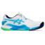 Asics Mens GEL-Resolution 9 Tennis Shoes - White/Digital Aqua - thumbnail image 1
