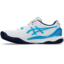 Asics Men GEL-Resolution 9 Clay Tennis Shoes - White/Digital Aqua - thumbnail image 2