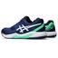 Asics Mens GEL-Dedicate 8 Tennis Shoes - Blue Expanse/White/green - thumbnail image 4