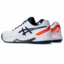 Asics Mens GEL-Dedicate 8 Clay Tennis Shoes - White/Blue Expanse - thumbnail image 3