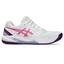 Asics Womens Gel-Dedicate 8 Padel Shoes - White/Dragon Fruit - thumbnail image 1