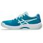 Asics Kids Gel-Game 9 Tennis Shoes - Teal Blue/White - thumbnail image 4