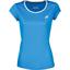 Babolat Girls Core Flag Club Tee - Diva Blue - thumbnail image 1