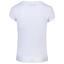 Babolat Girls Exercise Tee - White - thumbnail image 2