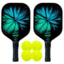 Franklin Dagger Fiberglass Paddles and Balls - 2 Player Pickleball Set - thumbnail image 1