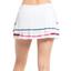 Lucky in Love Womens Cross The Line Pleated Skirt - White/Pink - thumbnail image 3