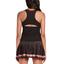 Lucky in Love Womens Cut Out Crop Tank - Black - thumbnail image 3