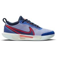 Nike Mens Zoom Pro Clay Tennis Shoes - Bright Crimson/Midnight Navy 