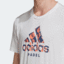 Adidas Mens Padel Graphic Logo T-Shirt - White - thumbnail image 2
