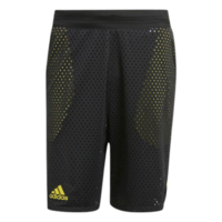 Adidas Mens 2in1 Next Level Primeblue Shorts - Black/Acid Yellow