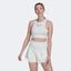 Adidas Womens London Crop Top - White - thumbnail image 1