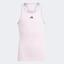 Adidas Girls Club Racerback Tank - Clear Pink - thumbnail image 1