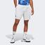 Adidas Mens Club Stretch 7-Inch Tennis Shorts - White - thumbnail image 1