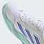 Adidas Womens AvaFlash Tennis Shoes - Cloud White/Cobalt Blue - thumbnail image 2
