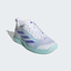 Adidas Womens AvaFlash Tennis Shoes - Cloud White/Cobalt Blue - thumbnail image 3