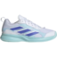 Adidas Womens AvaFlash Tennis Shoes - Cloud White/Cobalt Blue - thumbnail image 1
