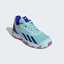 Adidas Kids Courtflash Tennis Shoes - Flash Aqua/Lucid Blue - thumbnail image 5