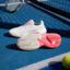 Adidas Womens Barricade 13 Tennis Shoes -White/Red - thumbnail image 2