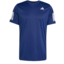 Adidas Mens Club 3 Striped Tee - Navy - thumbnail image 1